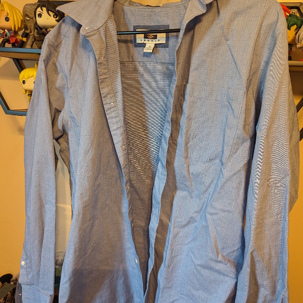 Men's Blue Dress Shirt